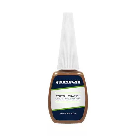 Kryolan Tooth Enamel, lakier do zębów, 12ml, Brown