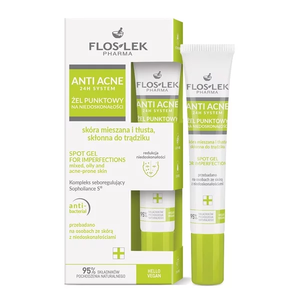 Floslek Anti Acne 24h System żel punktowy na niedoskonałości 20ml