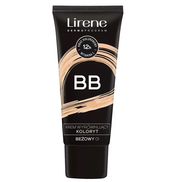 Lirene BB krem wyrównujący koloryt 01 Beige 30ml