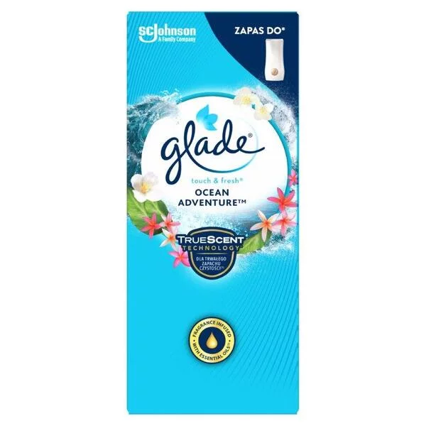 Glade touch & fresh - Ocean Adventure - zapas do odświeżacza powietrza, morski, 10ml