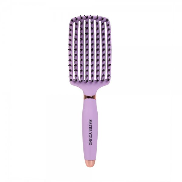 Sister Young Ovia Hair Brush szczotka do włosów z włosiem dzika Liliac