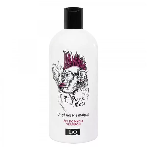 LaQ, MAŁPA, żel do mycia 2w1, grejpfrut i zielona herbata, 300ml