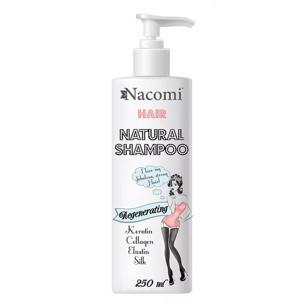 Nacomi, szampon do włosów odżywczo-regenerujący, 250ml