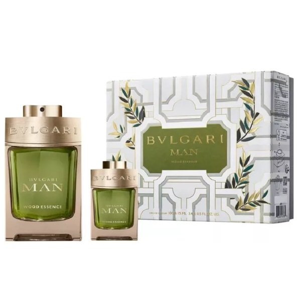 Bvlgari Man Wood Essence zestaw perfumowany dla mężczyzn 100ml + miniatura podróżna 15ml