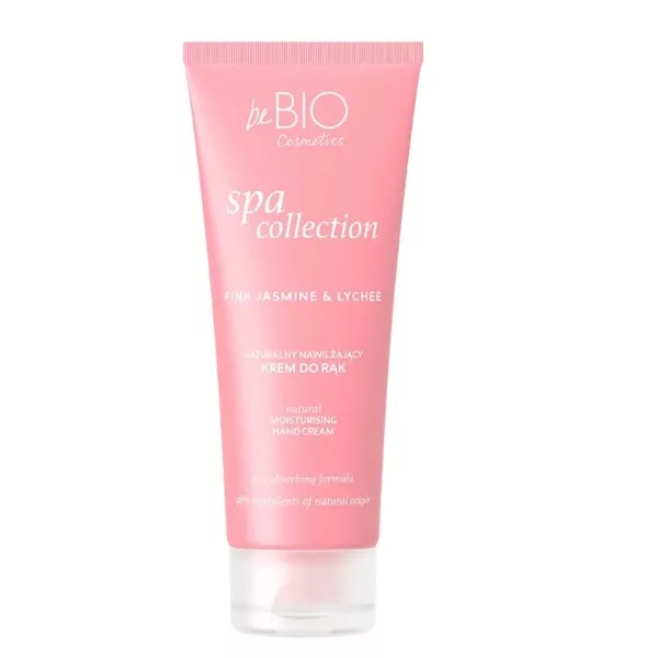 BeBio Ewa Chodakowska SPA Collection naturalny nawilżający krem do rąk Pink Jasmine & Lychee 50ml