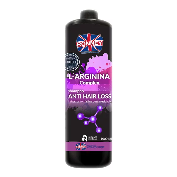 Ronney Professional Shampoo L-Arginina Complex Anti Hair Loss Therapy, Szampon przeciw wypadaniu włosów 1000ml