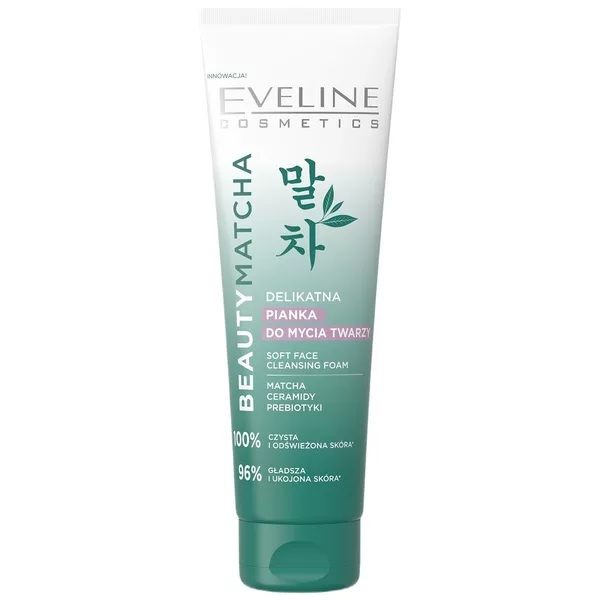 Eveline Cosmetics Beauty Matcha delikatna pianka do mycia twarzy 125ml