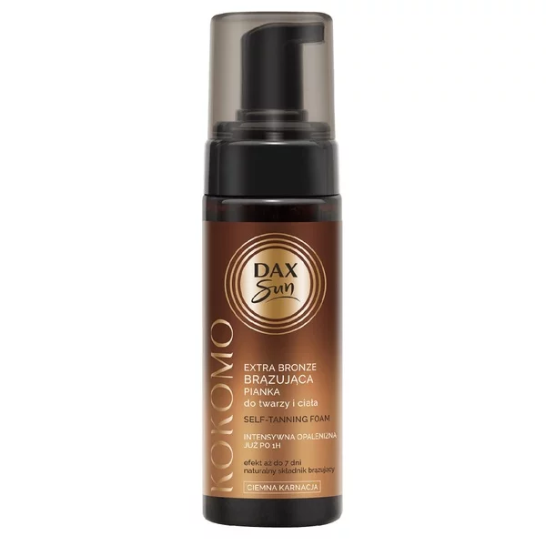 Dax Sun Brązująca pianka do twarzy i ciała Kokomo - extra bronze 160ml