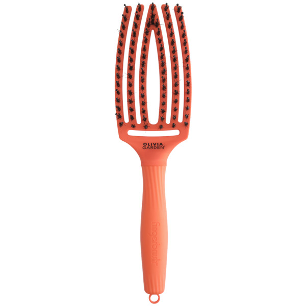 Olivia Garden Fingerbrush Dolce Vita, szczotka do rozczesywania włosów, orange spritz