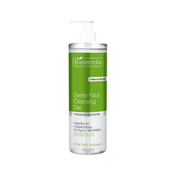 Bielenda Professional Is Acne Free, ProExpert, łagodny żel oczyszczający do twarzy, oczu i ust, 500g