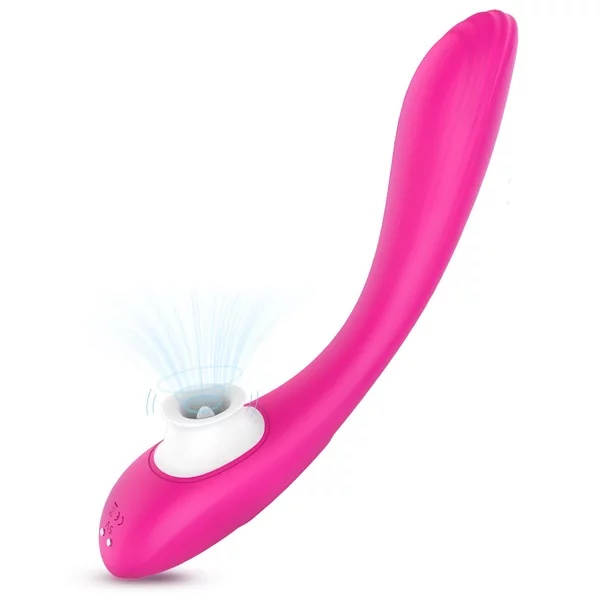 S-Hande Shallow stymulator łechtaczki z 9 trybami wibracji Red Rose