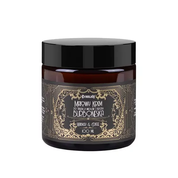 Cyrulicy, matowy krem do stylizacji włosów i brody Burboneska, 100ml
