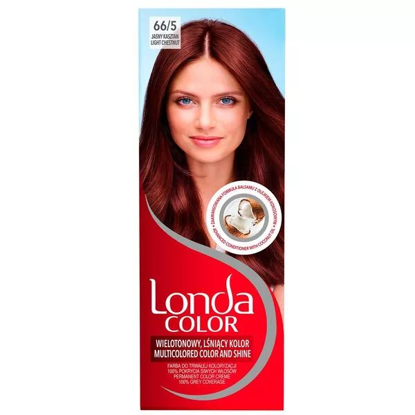 Londa Color, Farba do włosów jasny kasztan 66/5