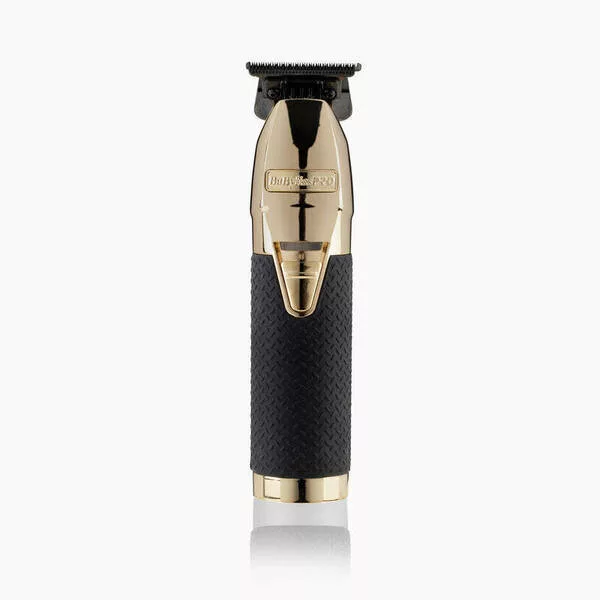 BaByliss PRO trymer do włosów BOOST+ Skeleton Gold, cyfrowy silnik, ostrze T, metalowa obudowa