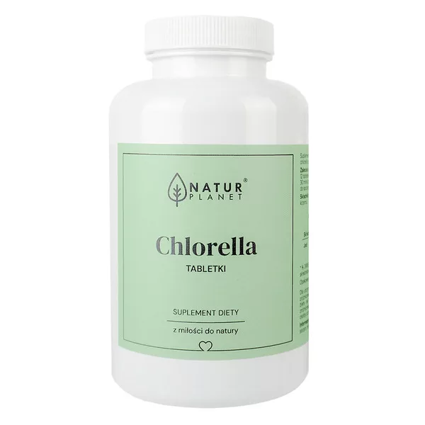 NaturPlanet, chlorella, 250g (ok. 500 tabletek)