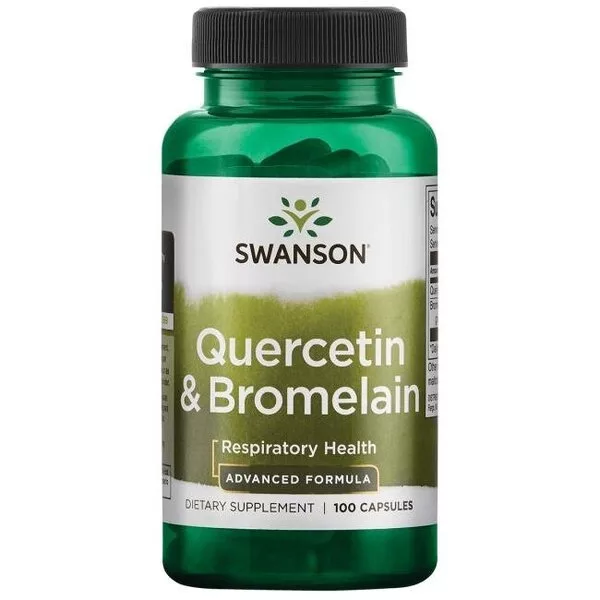 Swanson Kwercetyna i Bromelina 100 kaps