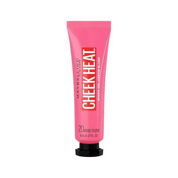 Maybelline New York Cheek Heat Nu, róż w płynie, 20 rose flash, 10ml