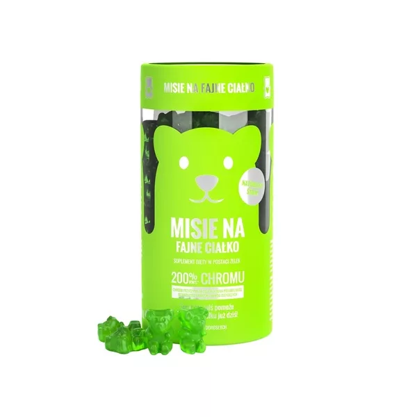 Noble Health Misie na fajne ciałko suplement diety w postaci żelek 300g
