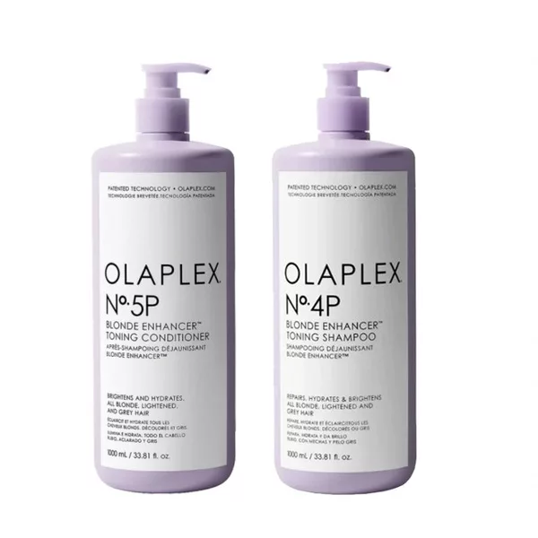 Olaplex, zestaw do tonowania włosów blond No. 4P+ No.5P, 2x1000ml