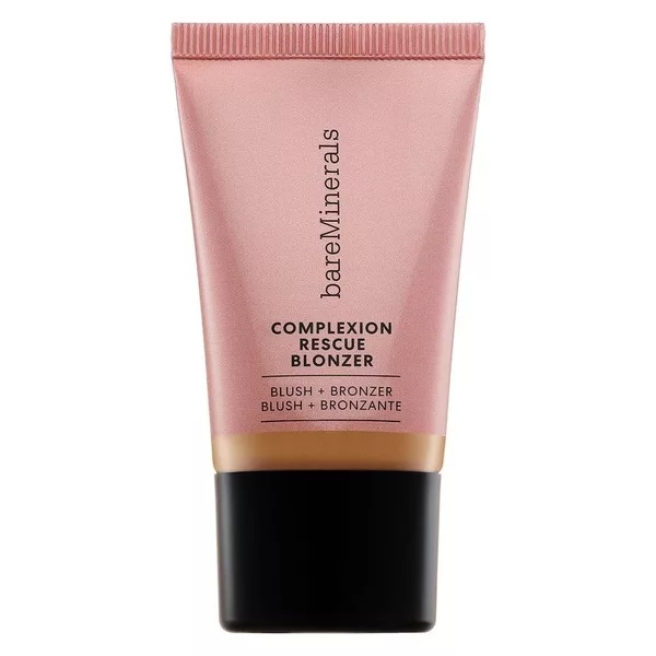 BareMinerals Complexion Rescue Blonzer bronzer i róż do policzków w kremie Kiss of Mauve 15ml