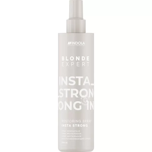 Indola Blonde Expert Insta Strong, odżywka regenerująca w sprayu do włosów blond, 300ml