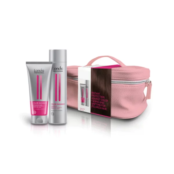 Londa Color Radiance, zestaw prezentowy do włosów farbowanych, szampon + maska