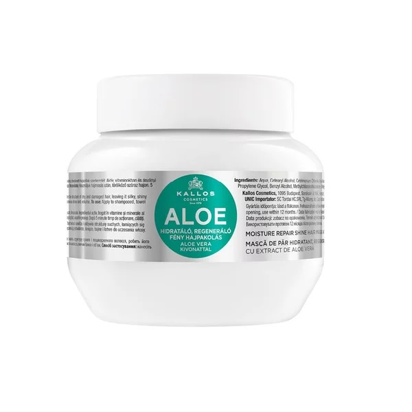 Kallos KJMN Aloe regenerująco-nawilżająca maska do włosów 275ml