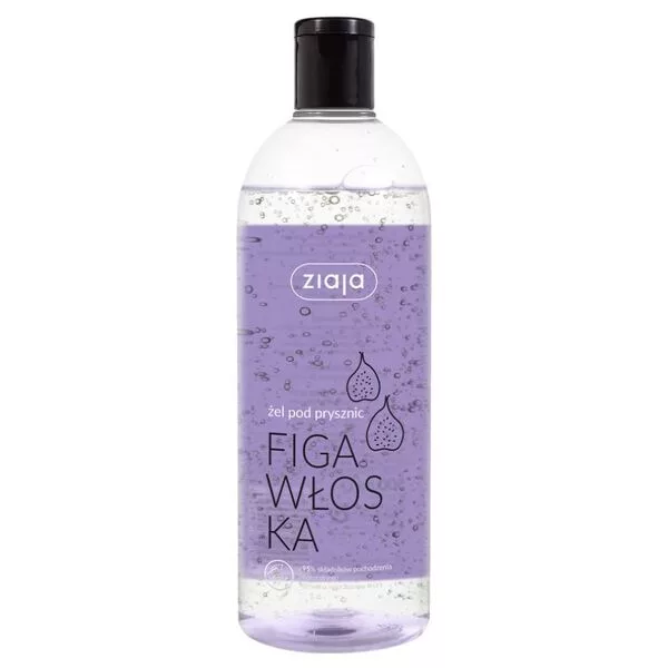 Ziaja, wegański żel pod prysznic, Figa Włoska, 500ml