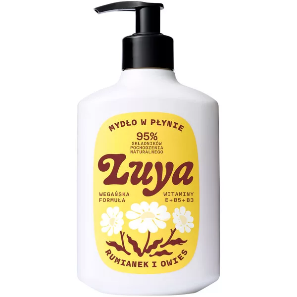 Luya, mydło do rąk w płynie, Rumianek i Owies, 400ml