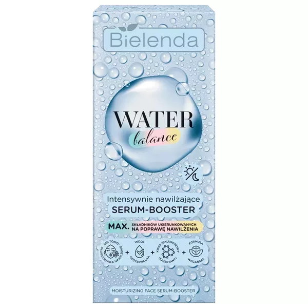 Bielenda Water Balance Intensywnie Nawilżające Serum-booster Do Twarzy, 30g
