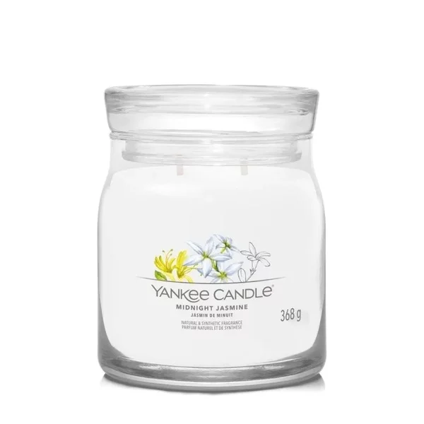 Yankee Candle Średnia świeca zapachowa Midnight Jasmine 368g