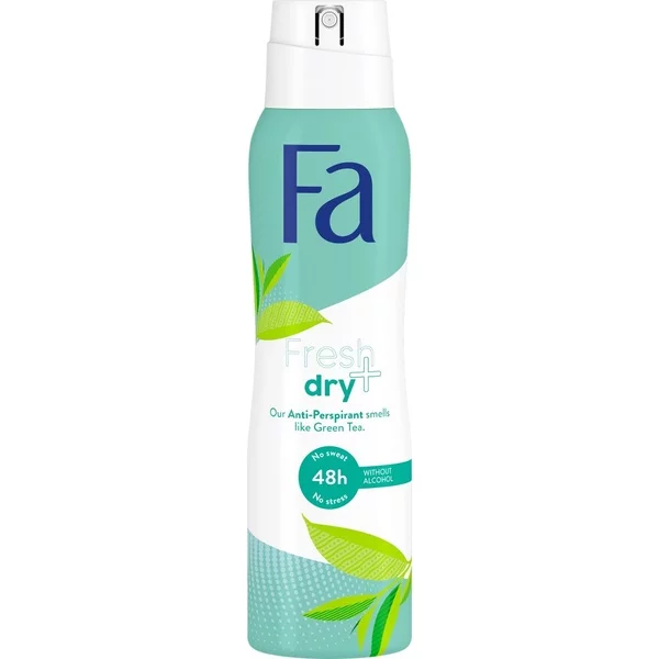 Fa Fresh&Dry Green Tea 48h antyperspirant w sprayu o zapachu zielonej herbaty 150ml (W)