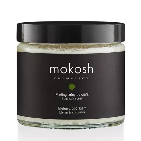 Mokosh, peeling solny do ciała, melon z ogórkiem, 300g