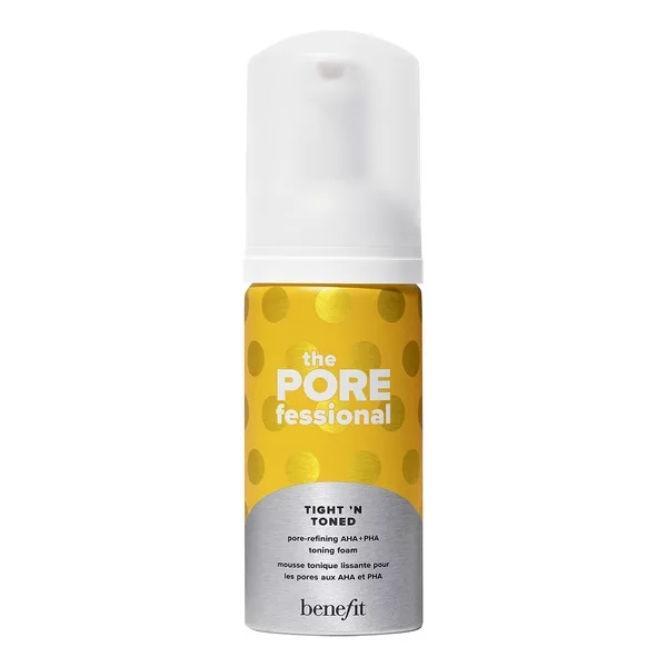 Benefit The POREfessional Tight’n Toned mini tonik w piance z kwasami AHA+PHA oczyszczający pory 60ml