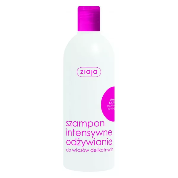 Ziaja, szampon do włosów Intensywne Odżywianie z witaminami, 400ml