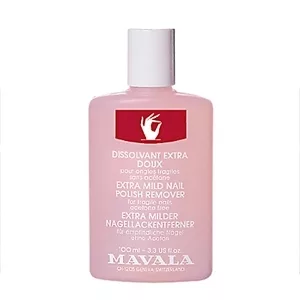 Mavala Extra Mild Nail Polish Remover, bardzo delikatny zmywacz do paznokci, bez acetonu, 100ml