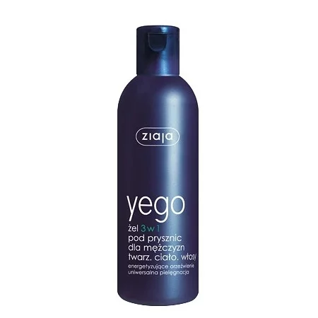 Ziaja Yego, żel pod prysznic 3w1 dla mężczyzn, 300ml