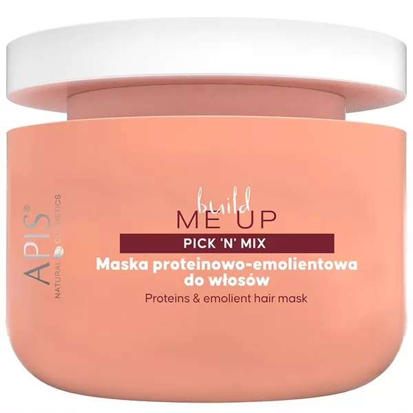 Apis Pick'N'Mix, maska proteinowo-emolientowa do włosów, 250ml