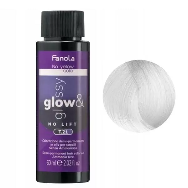 Fanola Glow&Glossy, toner do włosów, clear, 500ml