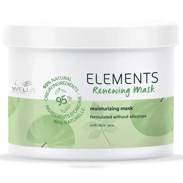 Wella Elements Renewing, maska do wszystkich rodzajów włosów, 500ml