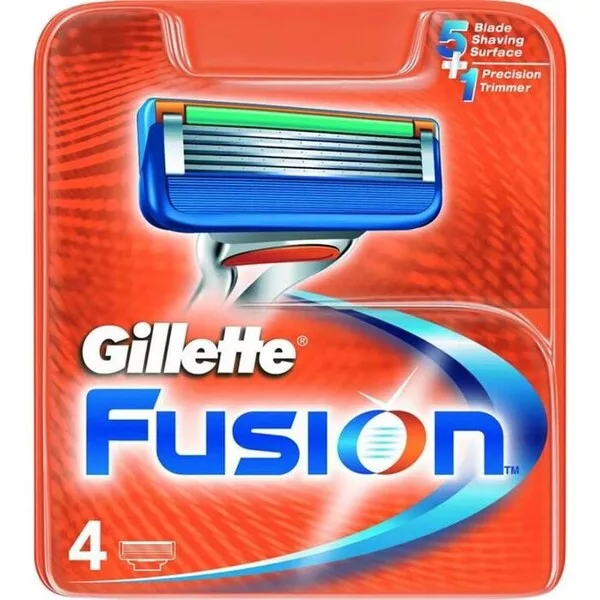 Gillette Fusion wymienne ostrza do maszynki do golenia 4szt
