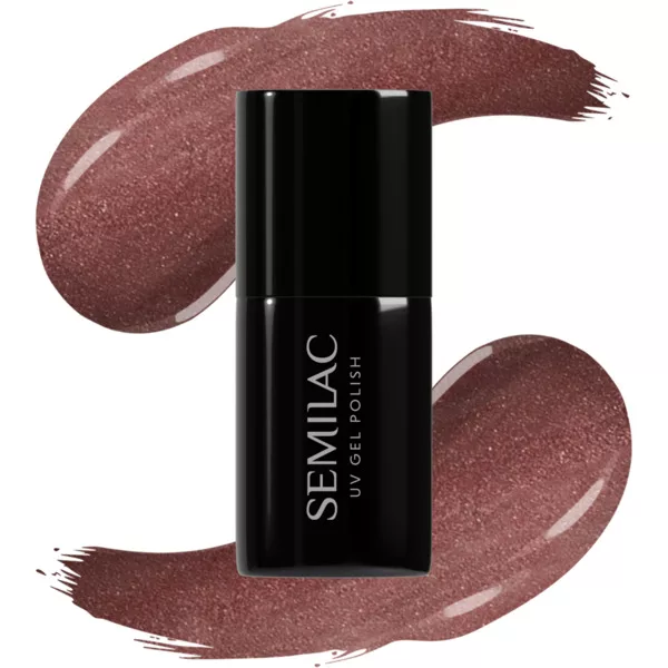 Semilac TrendyLicious, lakier hybrydowy, 940 Taupe Gloss, 7ml