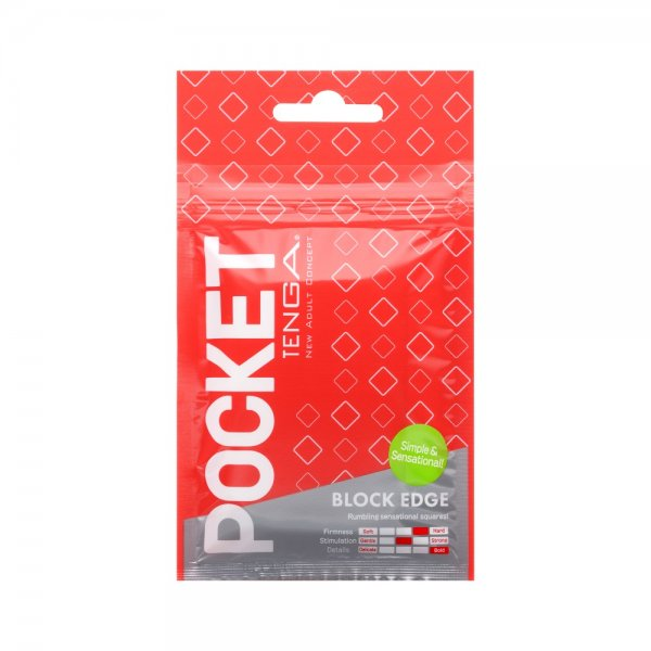 Tenga Pocket Block Edge jednorazowy masturbator 003