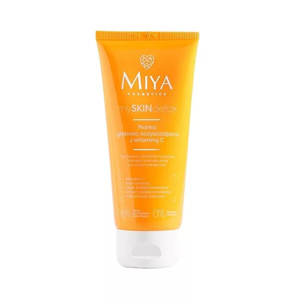 Miya mySKINdetox pianka głęboko oczyszczająca z witaminą C, 100ml