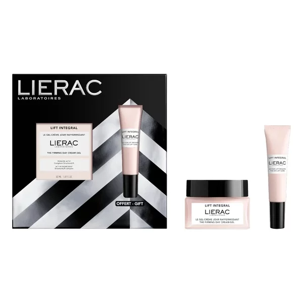 Lierac Lift Integral zestaw ujędrniający krem-żel na dzień 50ml + liftingujący krem pod oczy 15ml