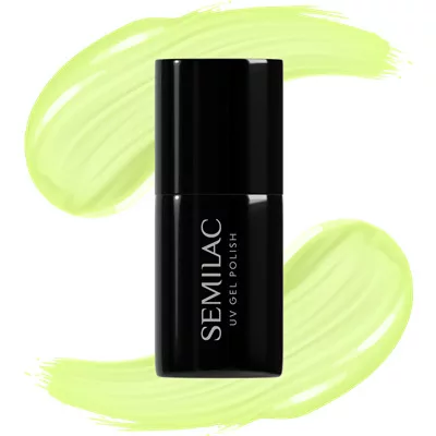 Semilac lakier hybrydowy, 7ml, 604 Luminous Lemon
