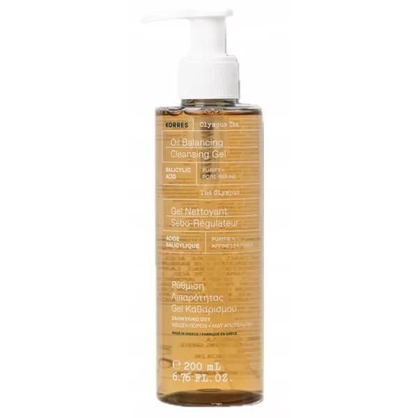 Korres Olympus Tea, oczyszczający żel do twarzy, 250ml