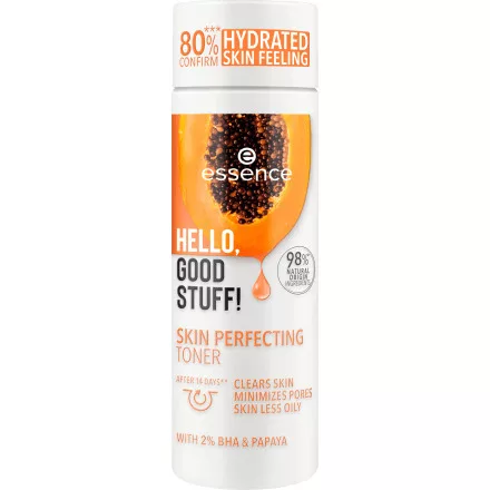 Essence Hello, Good Stuff! Skin, rozjaśniający tonik do twarzy, przezroczysty, 100ml
