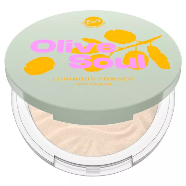 Bell Olive Soul Luminous Powder, puder rozświetlający, 001, 6.8g