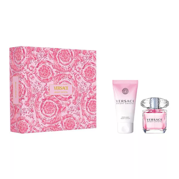 Versace Bright Crystal zestaw woda toaletowa spray 30ml + balsam do ciała 50ml (W)